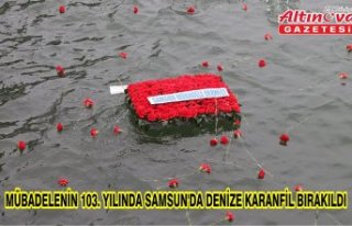 Mübadelenin 103. yılında Samsun'da denize...