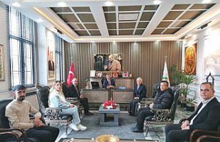 Niksar Kaymakamı Perçi'ye ziyaret