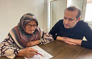 Okul hayali yarım kalınca 80 yaşından sonra okuma...