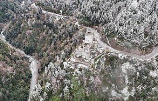 Ordu ve Rize'nin yüksek kesimleri beyaza büründü