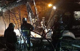 Ordu'da ahırda çıkan yangında 25 büyükbaş...