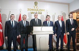 Sağlık Bakanı Memişoğlu, Zonguldak Valiliği...