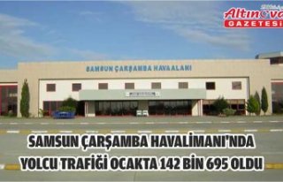Samsun Çarşamba Havalimanı'nda yolcu trafiği...