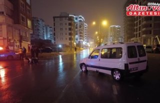 Samsun'da kamyonet ile motosikletin karıştığı...