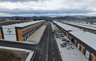 Samsun'da Gülsan Sanayi Sitesi'nde yıkım...