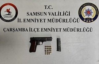 Samsun'da silahlı yaralama şüphelisi yakalandı