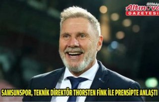 Samsunspor, teknik direktör Thorsten Fink ile prensipte...
