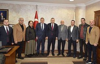 Trabzon Valisi Tahir Şahin TTSO'yu ziyaret etti