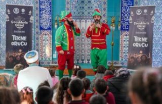 Trabzon'da çocuklar için tekne orucu etkinlikleri...