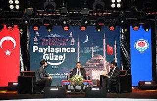Trabzon'da ramazan etkinlikleri kapsamında söyleşi...