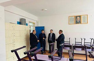 Vezirköprü'de okul pansiyonlarındaki çalışmalara...