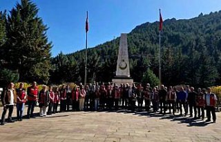 Amasya'da şehit mezarlarının bakımı için...
