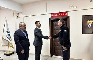 Bayat'ta bayramlaşma töreni düzenlendi