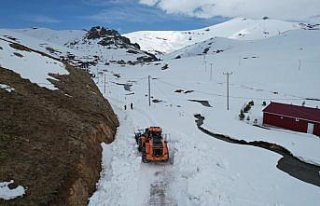 Bayburt ve Gümüşhane'de kar etkili oldu