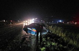 Çorum’da otomobil ile cipin çarpıştığı kazada...