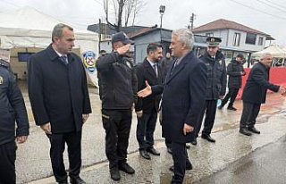 Düzce Valisi Makas, Bolu Dağı geçişinde bayram...