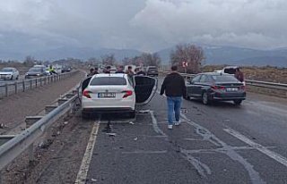 Karabük'te el freni çekilmeyen otomobilin karıştığı...