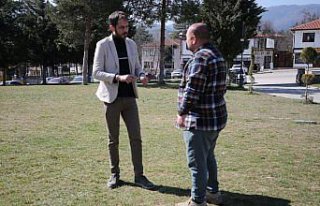 Karabük'te pitbull saldırısına uğrayan kişi...