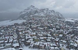 Karadeniz'de karla mücadele çalışmaları...