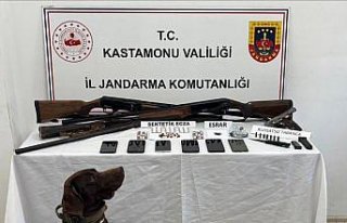 Kastamonu'da düzenlenen uyuşturucu operasyonunda...