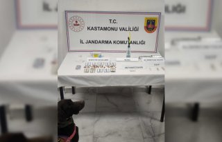 Kastamonu'da uyuşturucu operasyonunda yakalanan...