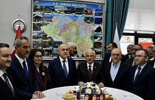 Ordu'da bayramlaşma töreni düzenlendi