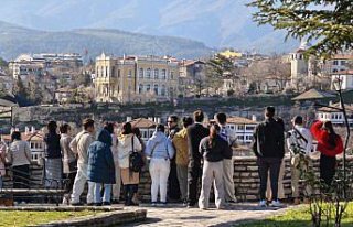 Safranbolu'da hafta sonu yoğunluğu