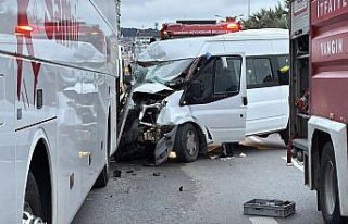 Samsun'da meydana gelen trafik kazasında 7 kişi...