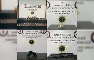 Samsun'da uyuşturucu operasyonlarında 10 zanlı...