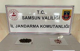 Alaçam'da uyuşturucu operasyonunda 1 zanlı...