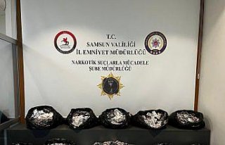 Samsun'da uyuşturucu operasyonunda 5 zanlı...