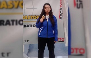 Samsunlu sporcu Eylül Beren Kuşulu atıcılıkta...