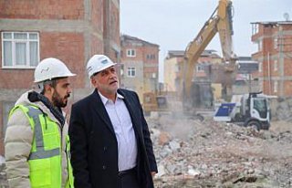 Samsun'un Canik ilçesinde depreme dayanıksız...