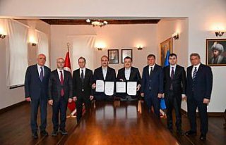 Trabzon İleri Biyolojik Arıtma Tesisi'nin protokolü...