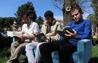 Amasya'da üniversite öğrencileri Kütüphaneler...