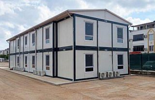 Karmod Antalya'da rezidans projesine konteyner ofis...