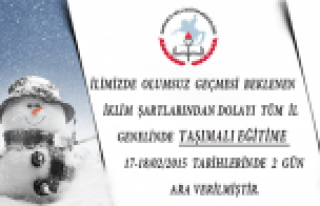 2 Gün Okullar Tatil