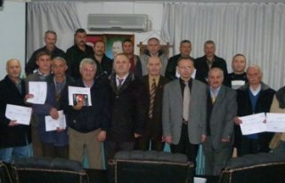 ARICILIK KURSİYERLERİNE SERTİFİKALARI VERİLDİ...