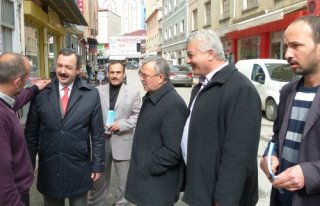 MÜRTEZAOĞLU’DAN ŞEHİR MERKEZİNDE ESNAF ZİYARETİ...