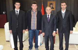 Endüstri Meslek Lisesinden Rektör Alkan'a Ziyaret