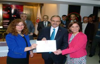 Bafra Belediye Başkanı Şahin, Mazbatasını Aldı...