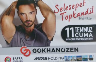 Gökhan Özen, Bafra'da Konser Verecek
