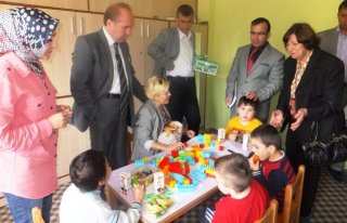 KAYMAKAM KATIRCI,OTİSTİK ÇOCUKLARLA 