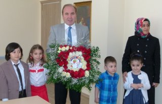 Minik Öğrenciler Kaymakam Katırcı’yı Ziyaret...