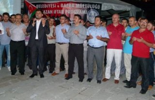    İSRAİL, BAFRA’DA PROTESTO EDİLDİ