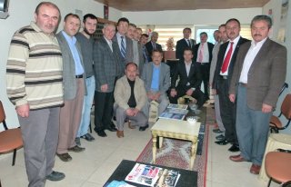 ÖZGÜR TOPKAYA, ZİYARETLERİNE DEVAM EDİYOR 