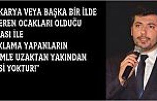 ALPEREN OCAKLARI GENEL BAŞKANI AHMET TARIK SARI: