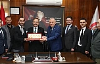 BAFDER BAŞKAN ŞAHİN’İ ZİYARET ETTİ