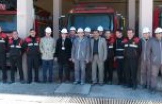 Bafra Akmercan, doğalgaz yangını tatbikatı yaptı