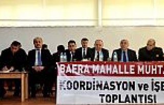 BAFRA KAYMAKAMI HALİS ARSLAN, 26 MAHALLE MUHTARININ...